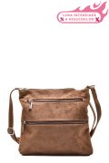 GEANTA KHAKI PIELE NATURALA INTOARSA 22009