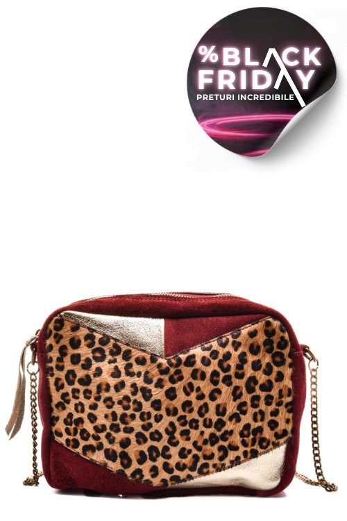 Geanta visinie piele naturala intoarsa bs0293