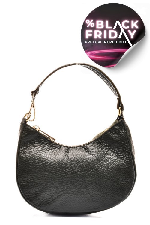 Geanta verde inchis piele naturala 7s77030