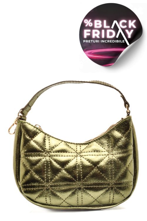 Geanta verde sidef piele naturala 7s77030