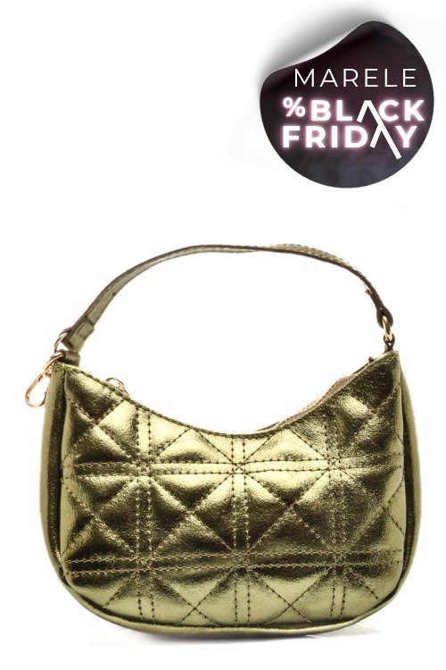 Geanta verde sidef piele naturala 7s77030