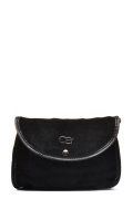 GEANTA NEAGRA PIELE NATURALA INTOARSA BS0761