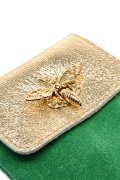 GEANTA VERDE PIELE NATURALA INTOARSA AC0293