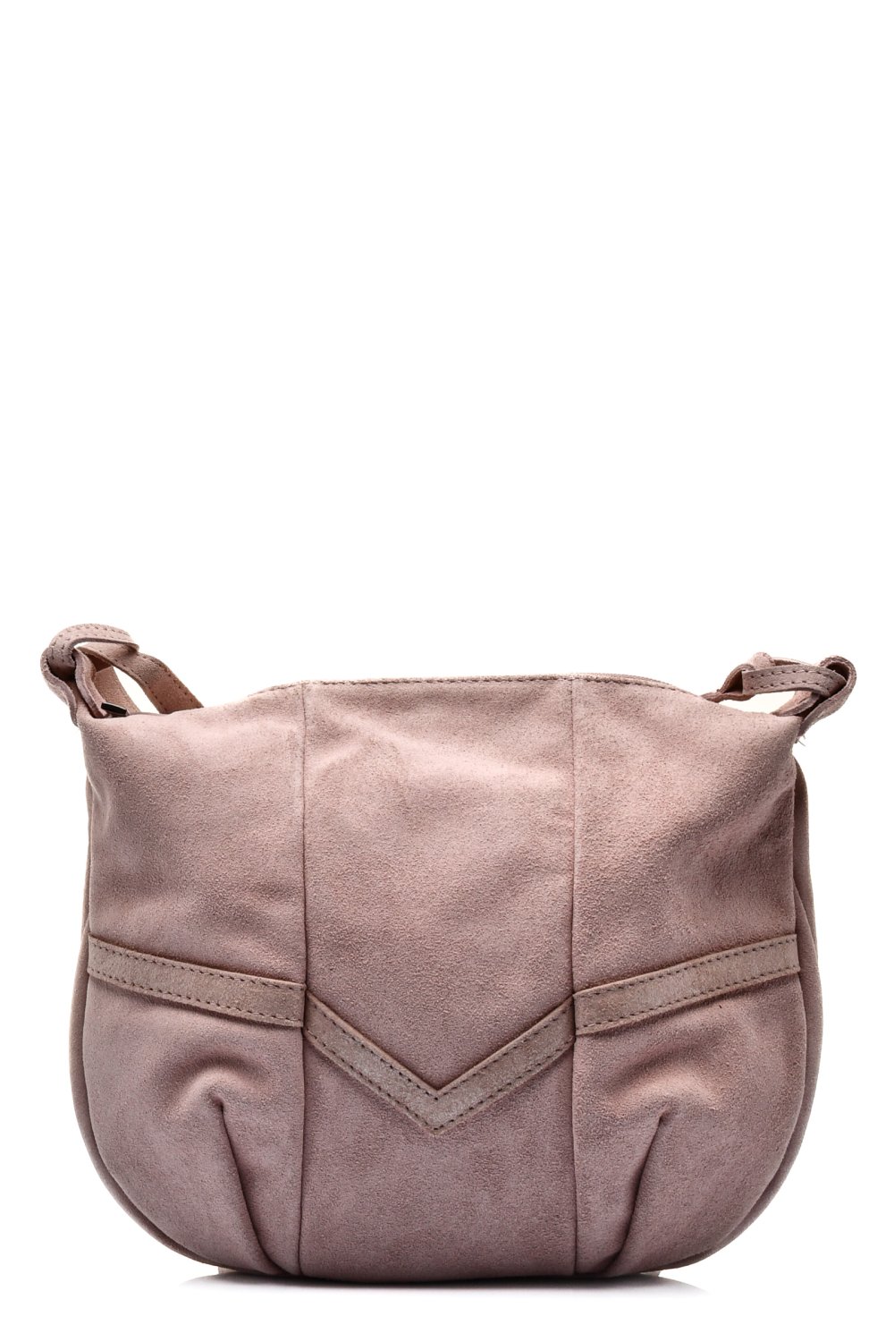 GEANTA ROZ PIELE NATURALA INTOARSA 07263