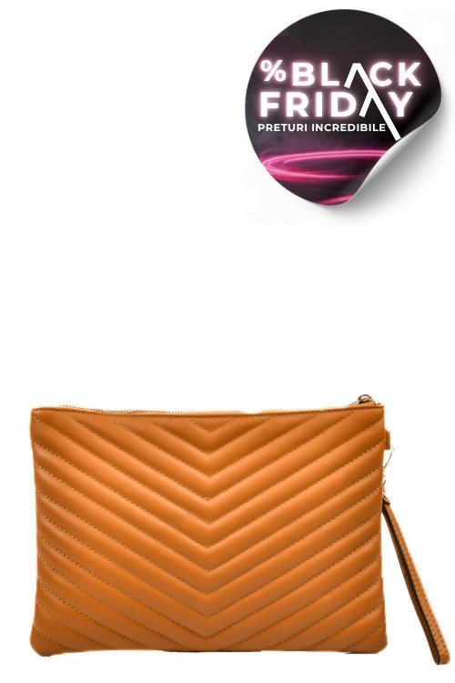 Geanta camel piele naturala 06714