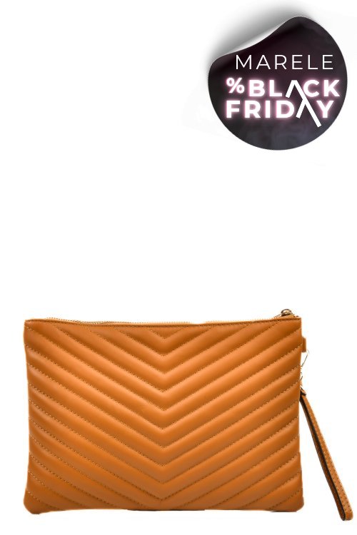 Geanta camel piele naturala 06714