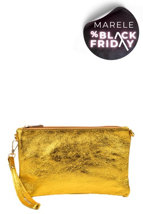 Geanta galbena piele naturala bs0659