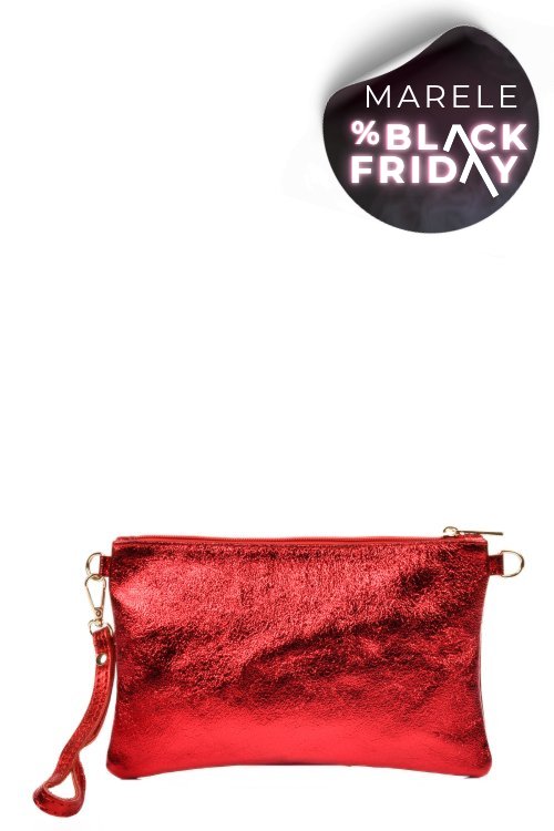 Geanta rosie piele naturala bs0659