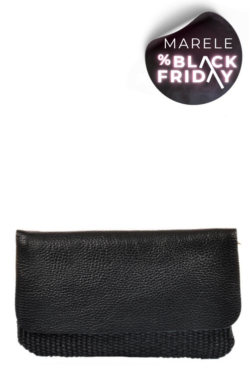 Geanta neagra piele naturala bs3322