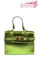 Geanta verde piele naturala 7031