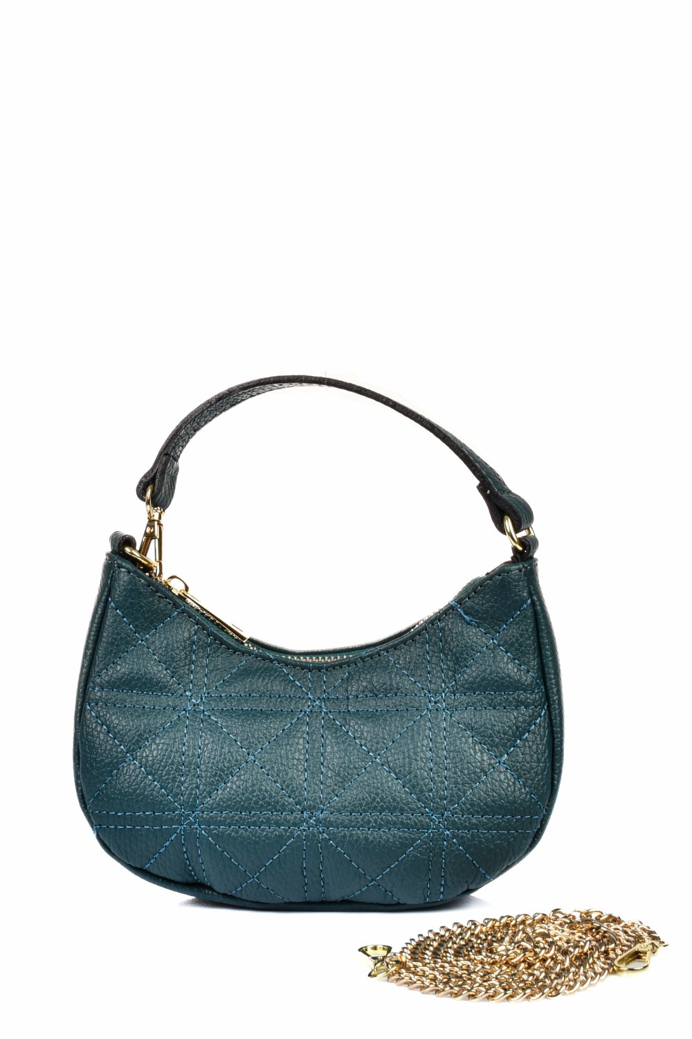 GEANTA VERDE PIELE NATURALA 7S77030