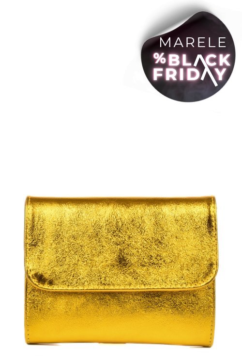 Geanta galbena piele naturala bs3411