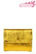 Geanta galbena piele naturala bs3411