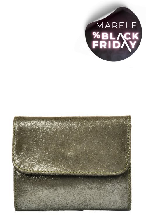 Geanta verde piele naturala bs3411