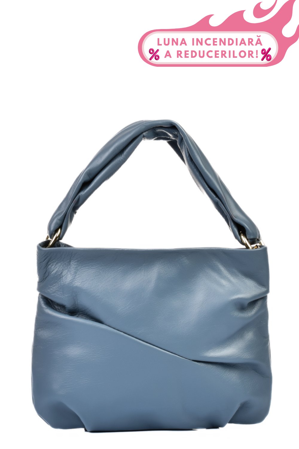 GEANTA BLEU PIELE NATURALA 7273