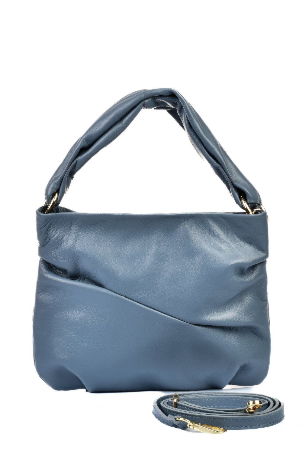 GEANTA BLEU PIELE NATURALA 7273