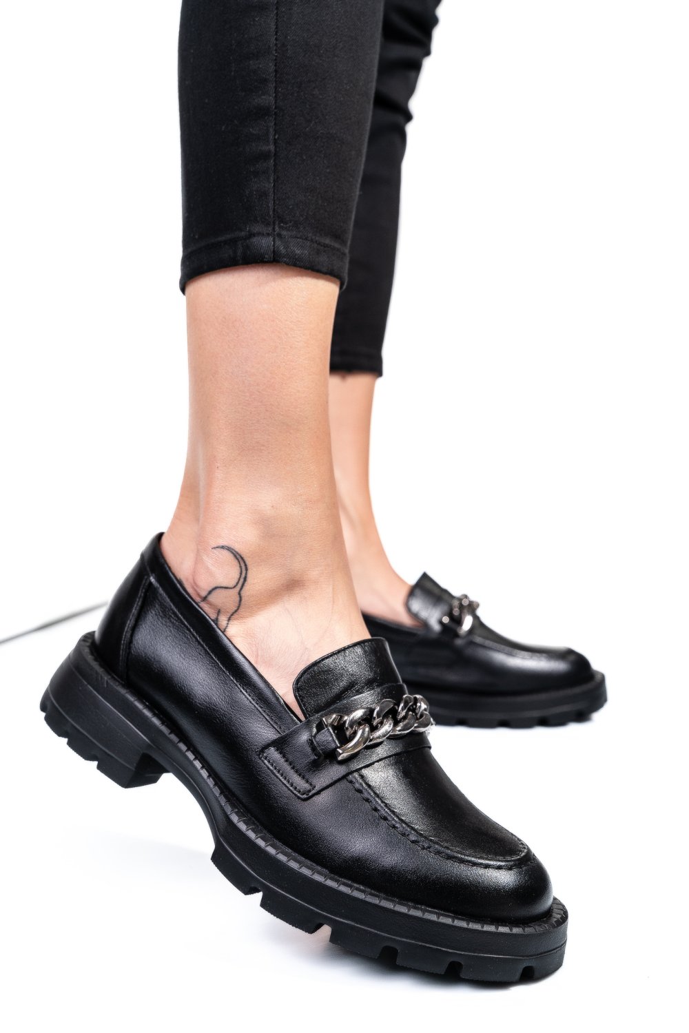 MOCASINI NEGRI PIELE NATURALA 251616NP