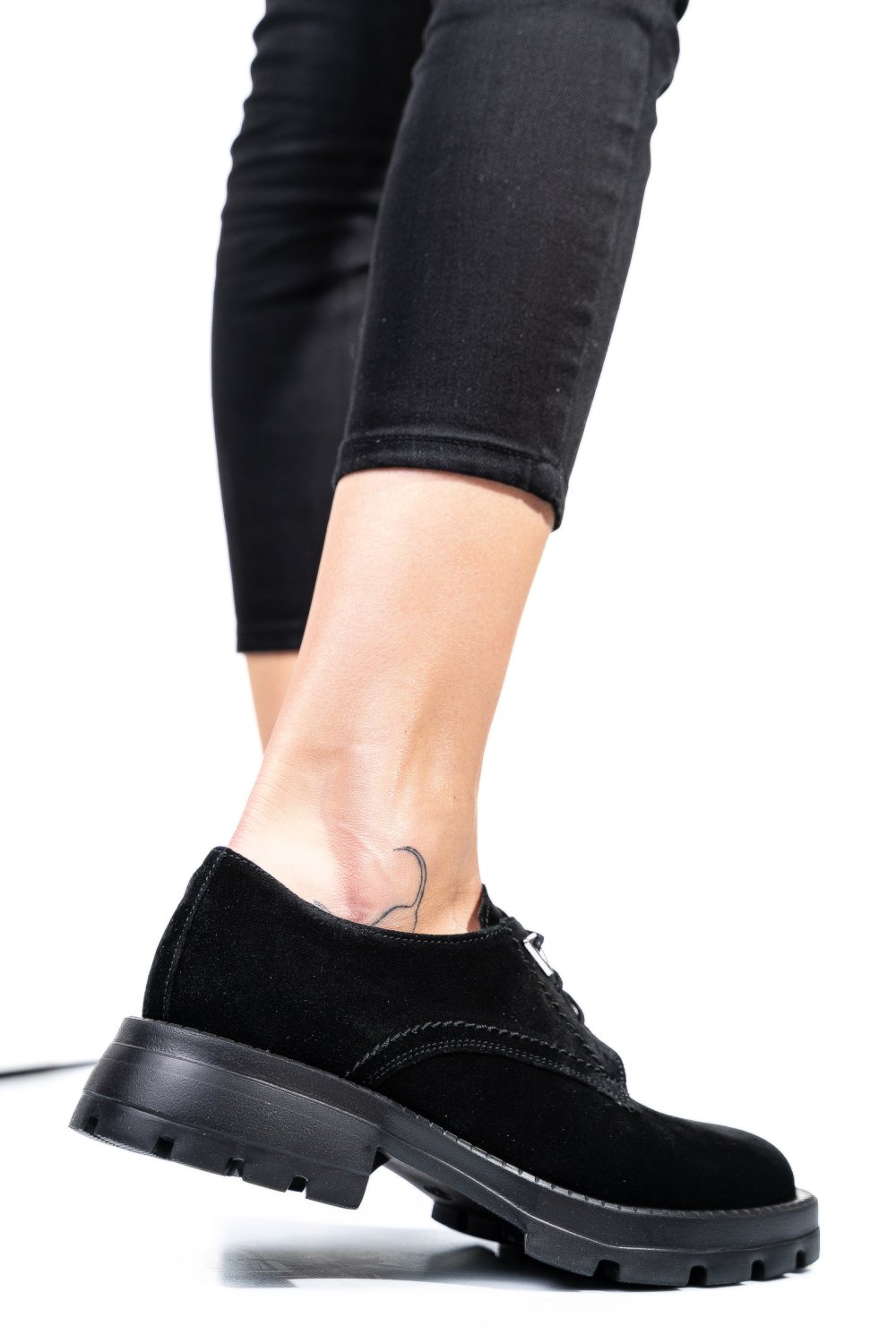 PANTOFI NEGRI PIELE NATURALA INTOARSA 251615SP