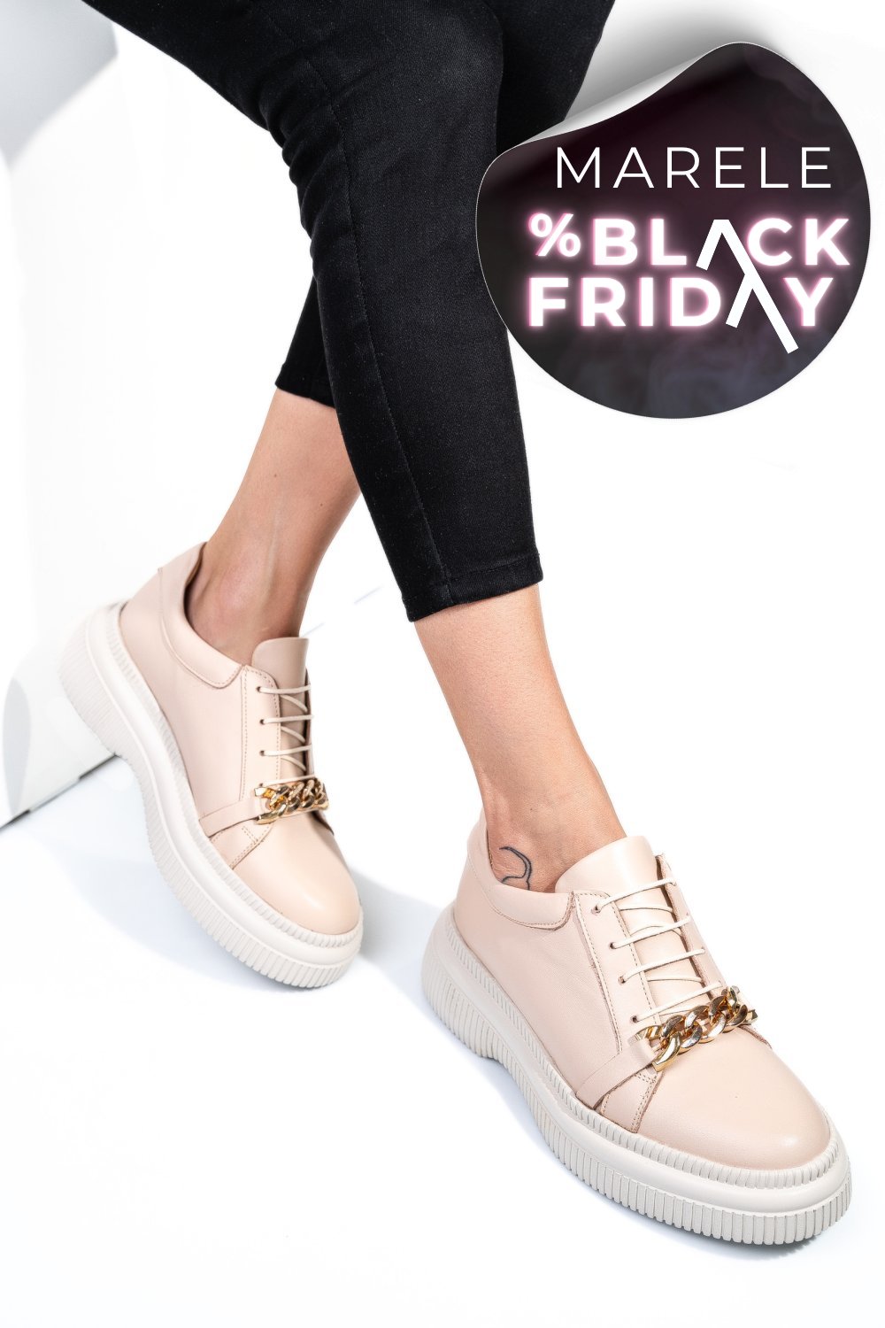 PANTOFI BEJ PIELE NATURALA  251620NP