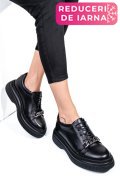 PANTOFI NEGRI PIELE NATURALA  251620NP