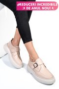 MOCASINI ROZ PIELE NATURALA 251618NP
