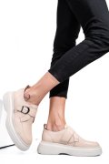 MOCASINI ROZ PIELE NATURALA 251618NP