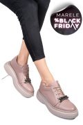 PANTOFI TAUPE PIELE NATURALA  251620NP