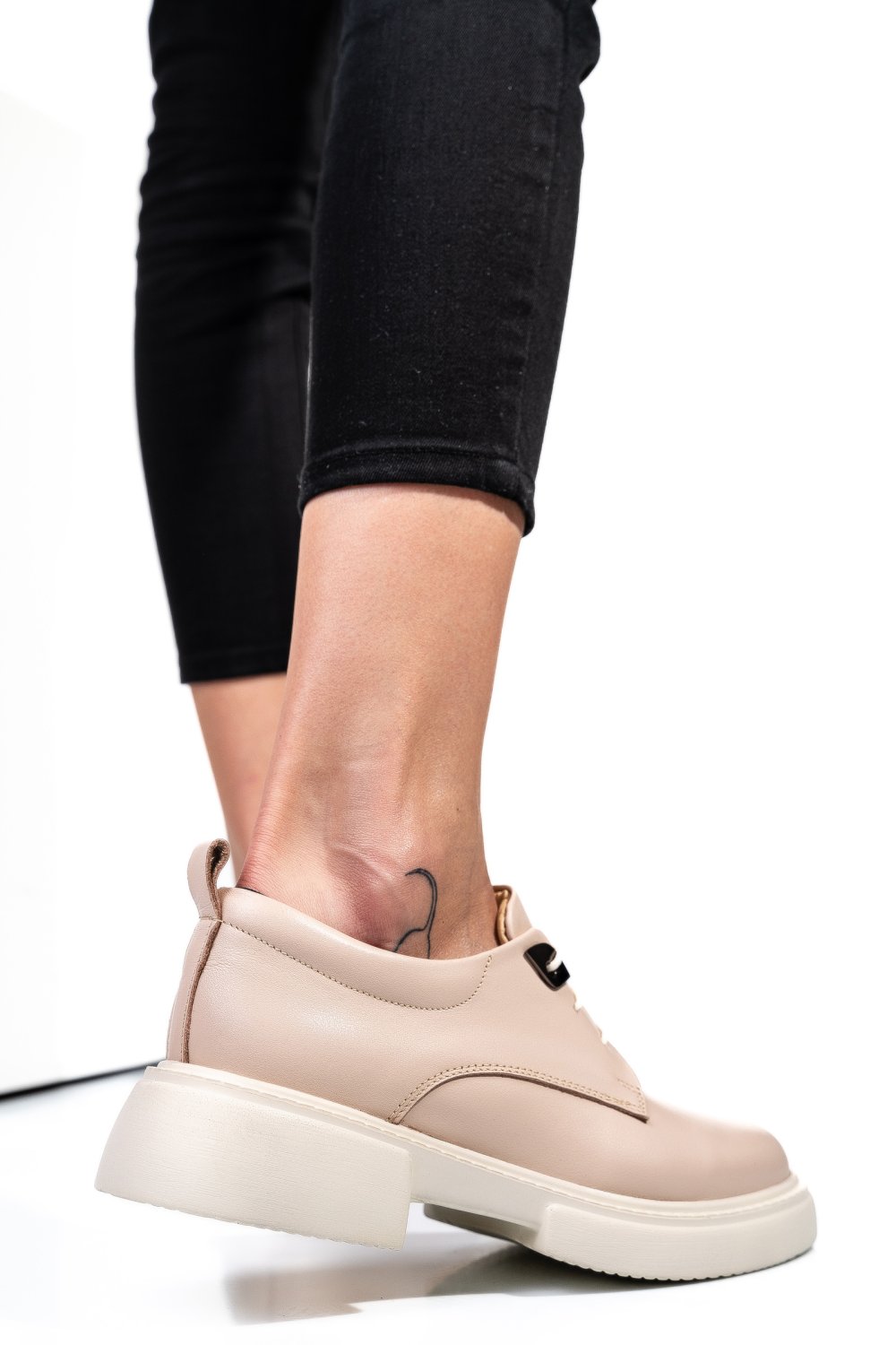 PANTOFI ROZ PIELE NATURALA  251622NP