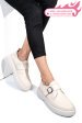 Mocasini crem piele naturala 251618np