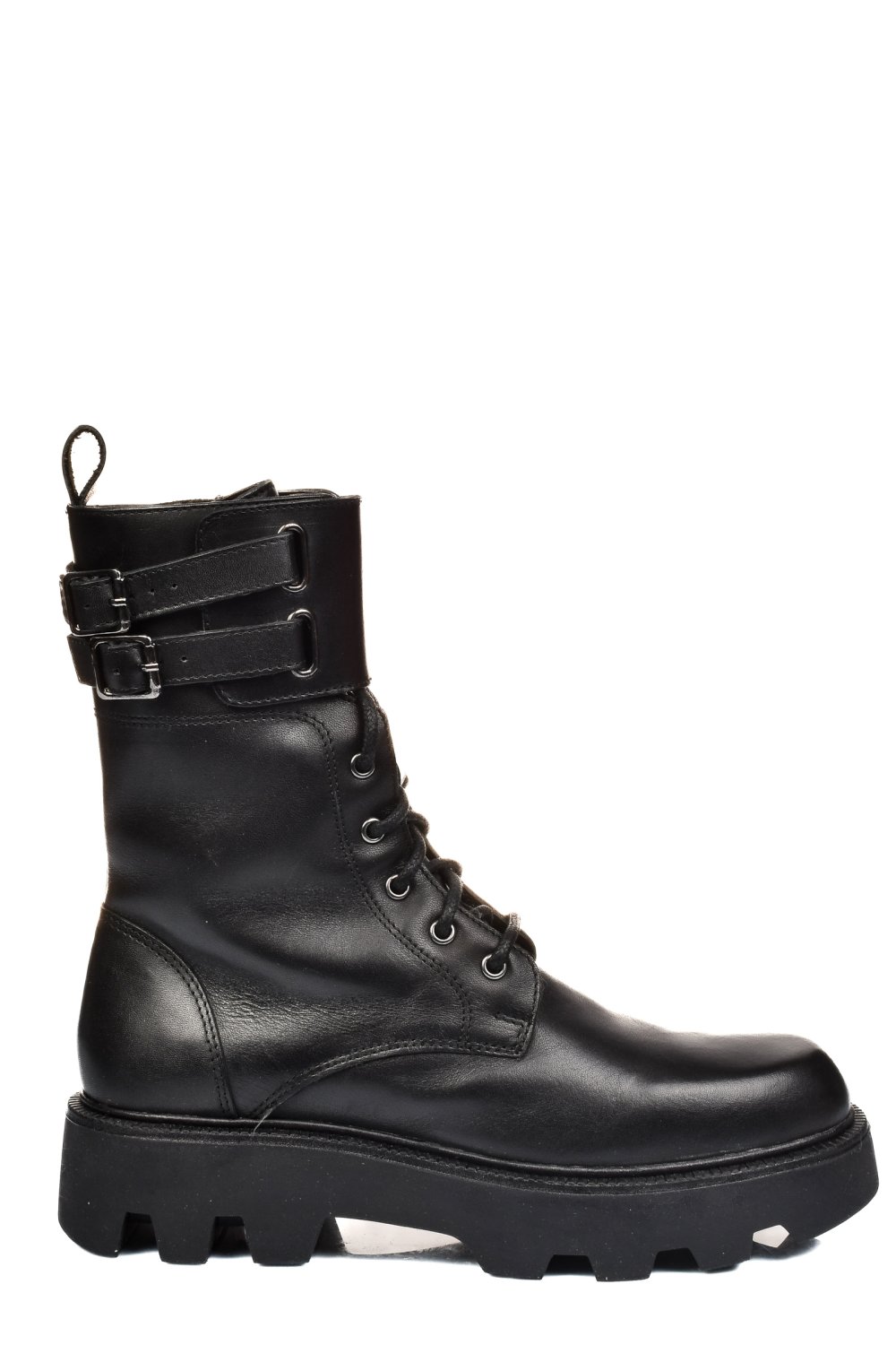 GHETE NEGRE PIELE NATURALA 6S776581