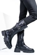 GHETE NEGRE PIELE NATURALA 242845NP