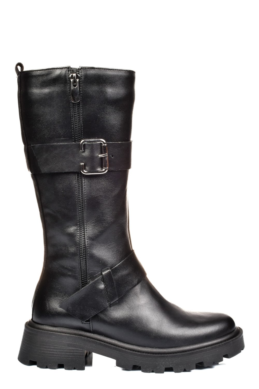 GHETE NEGRE PIELE NATURALA 242845NP