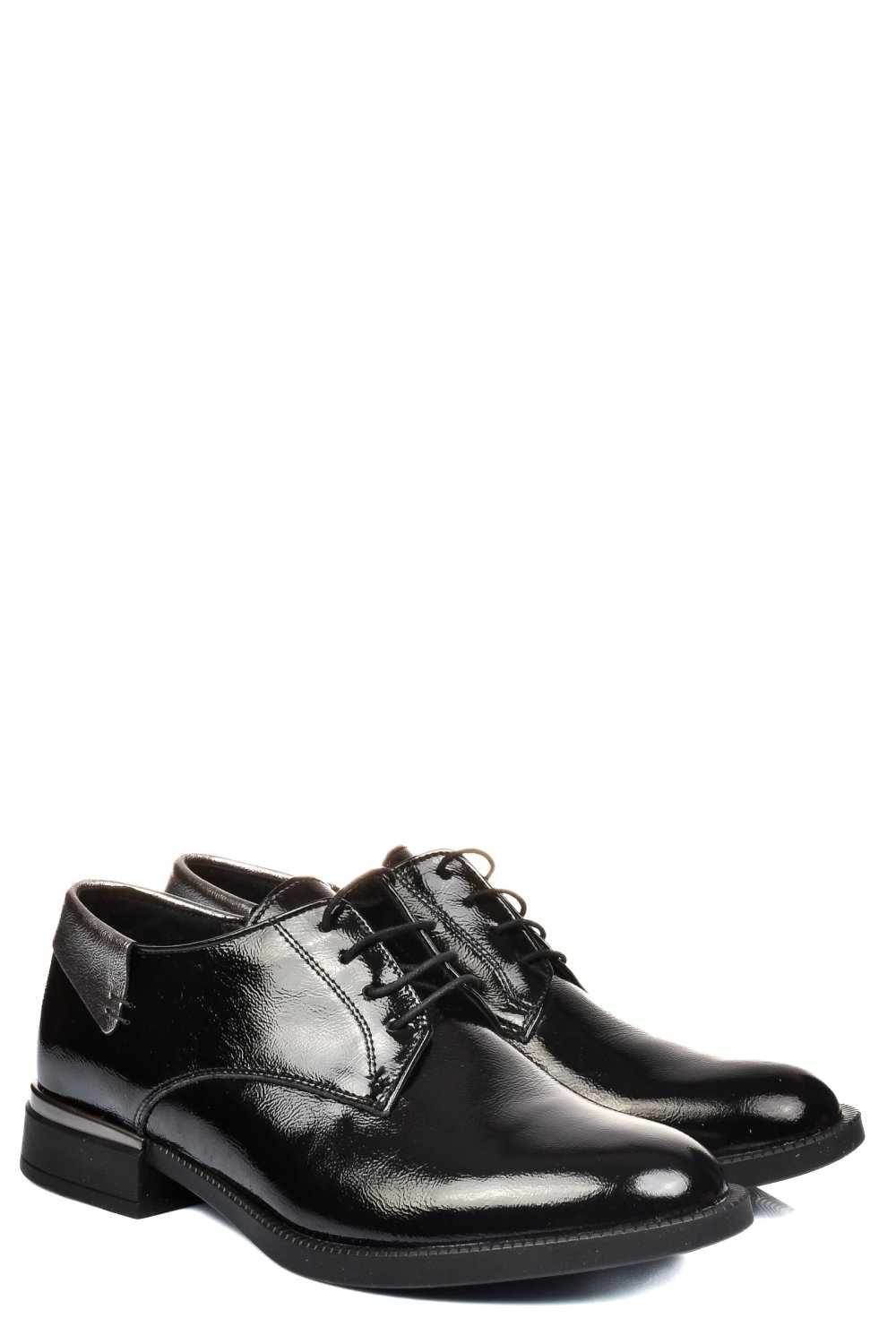 PANTOFI NEGRI PIELE NATURALA LACUITA 251624NPK