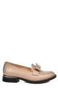 MOCASINI BEJ PIELE NATURALA 251627NP