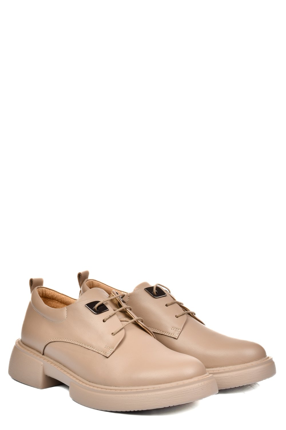 PANTOFI BEJ PIELE NATURALA  251622NP