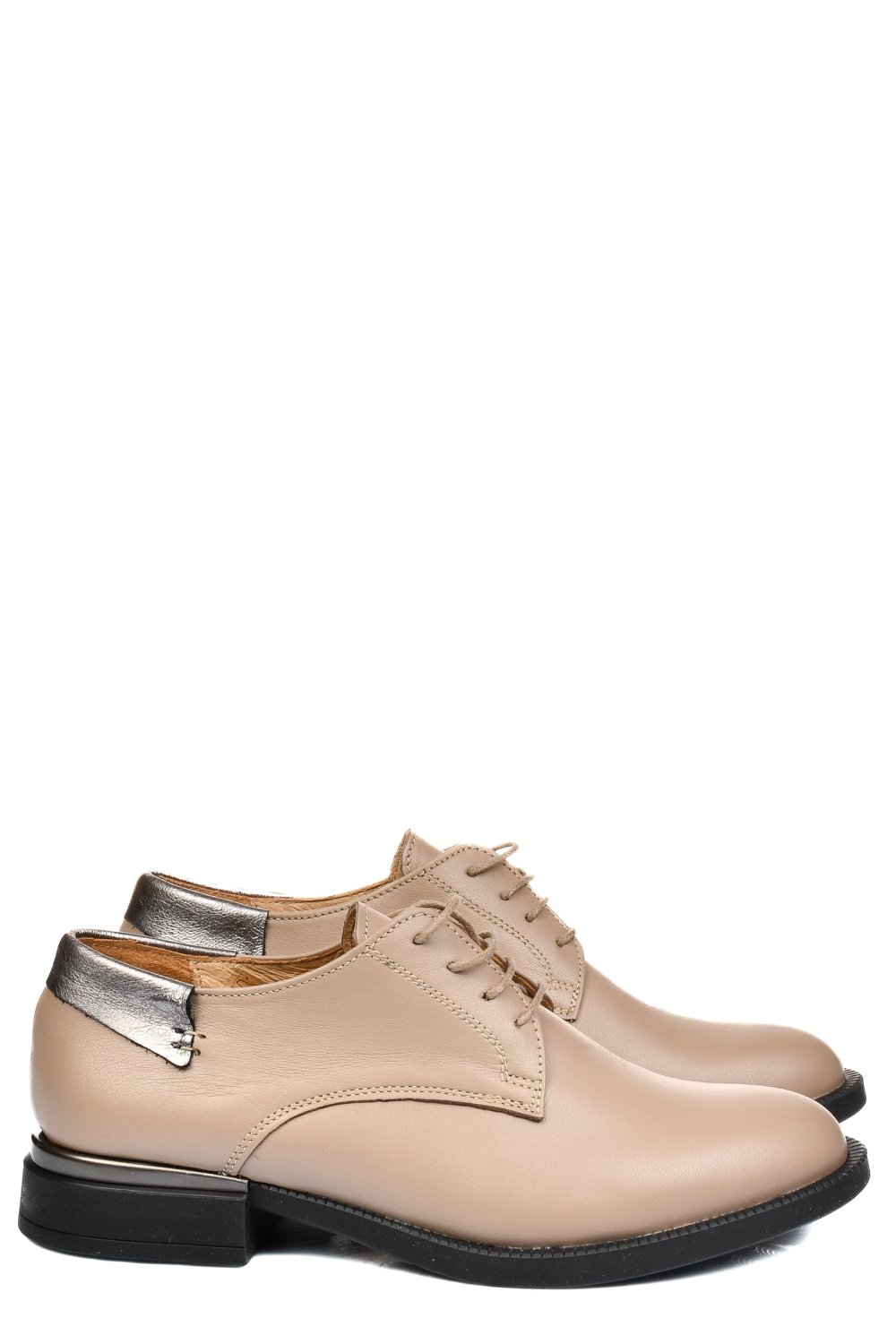 PANTOFI BEJ PIELE NATURALA  251624NP