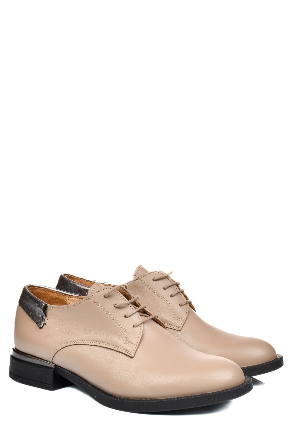 PANTOFI BEJ PIELE NATURALA  251624NP