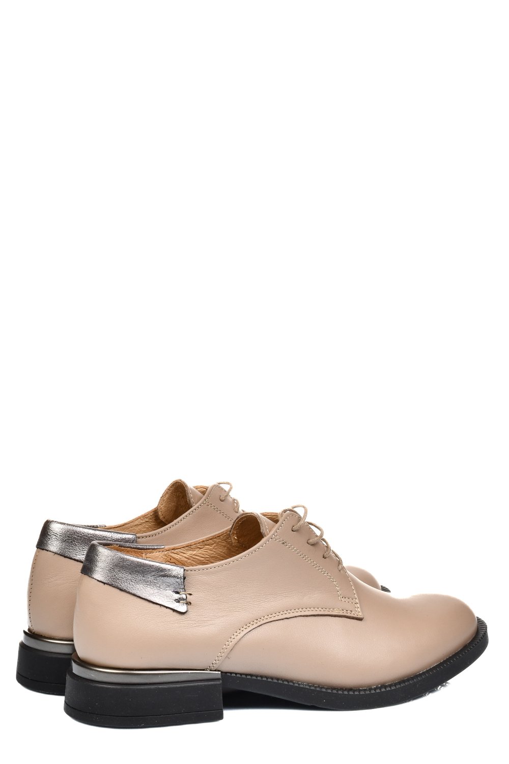 PANTOFI BEJ PIELE NATURALA  251624NP