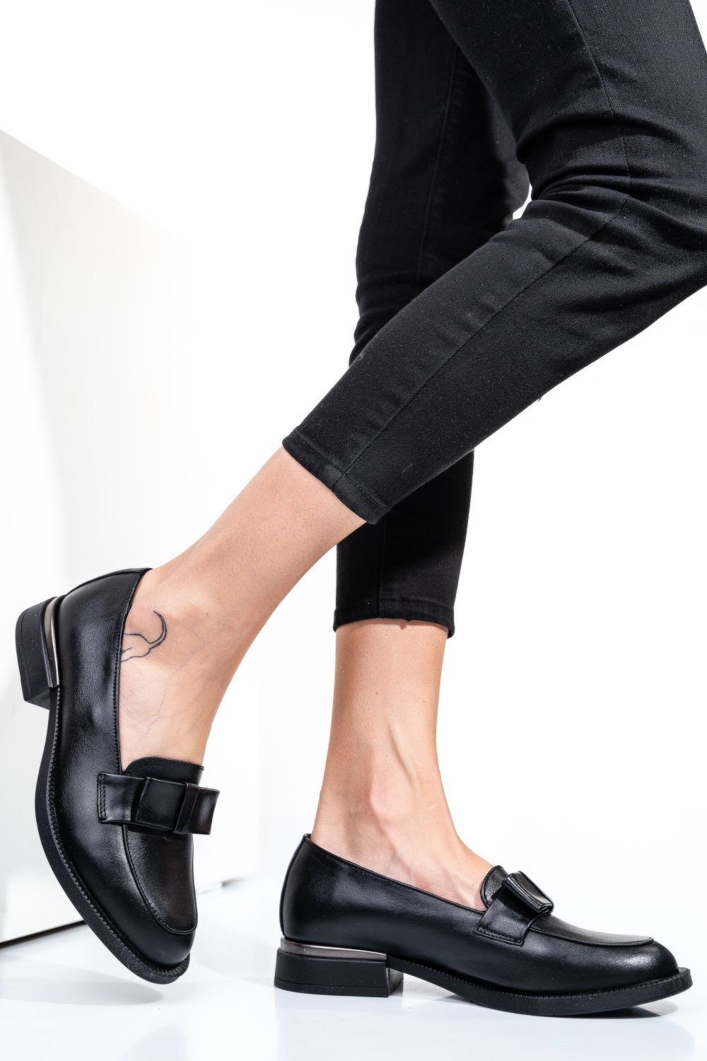 MOCASINI NEGRI PIELE NATURALA 251627NP