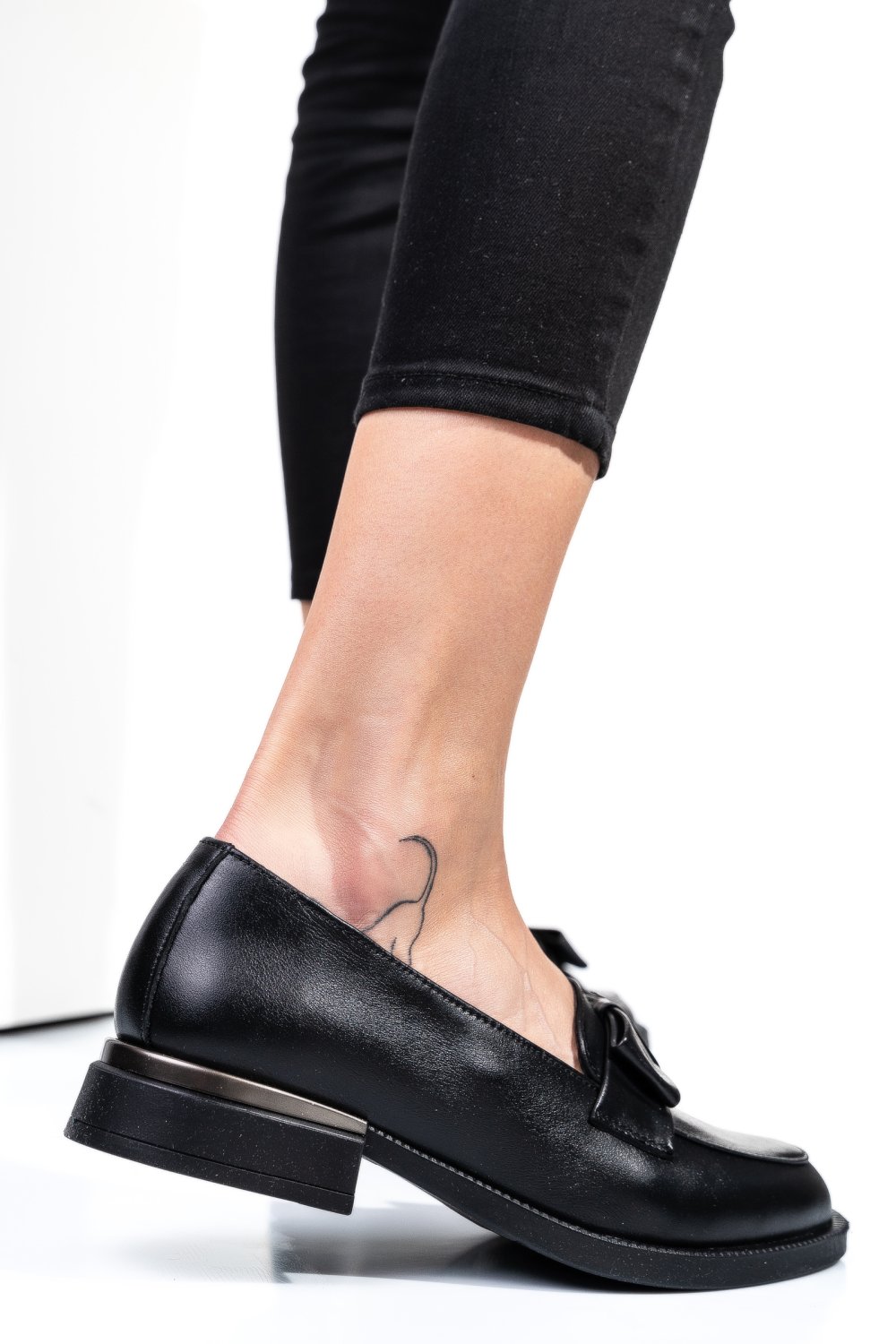 MOCASINI NEGRI PIELE NATURALA 251627NP