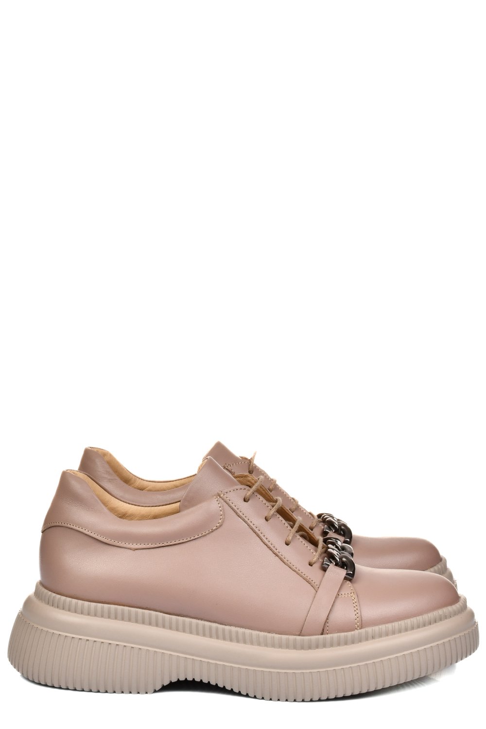 PANTOFI TAUPE PIELE NATURALA  251620NP