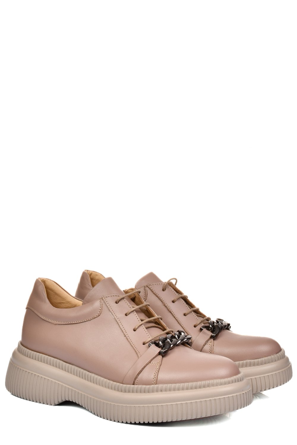 PANTOFI TAUPE PIELE NATURALA  251620NP