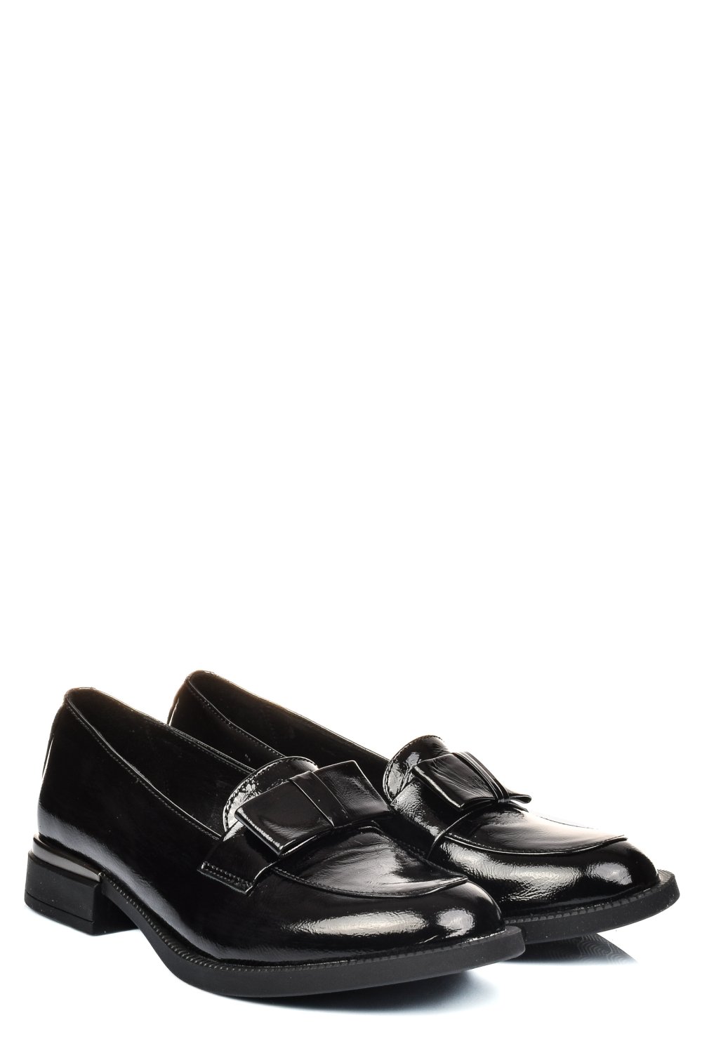 MOCASINI NEGRI PIELE NATURALA LACUITA 251627NPK