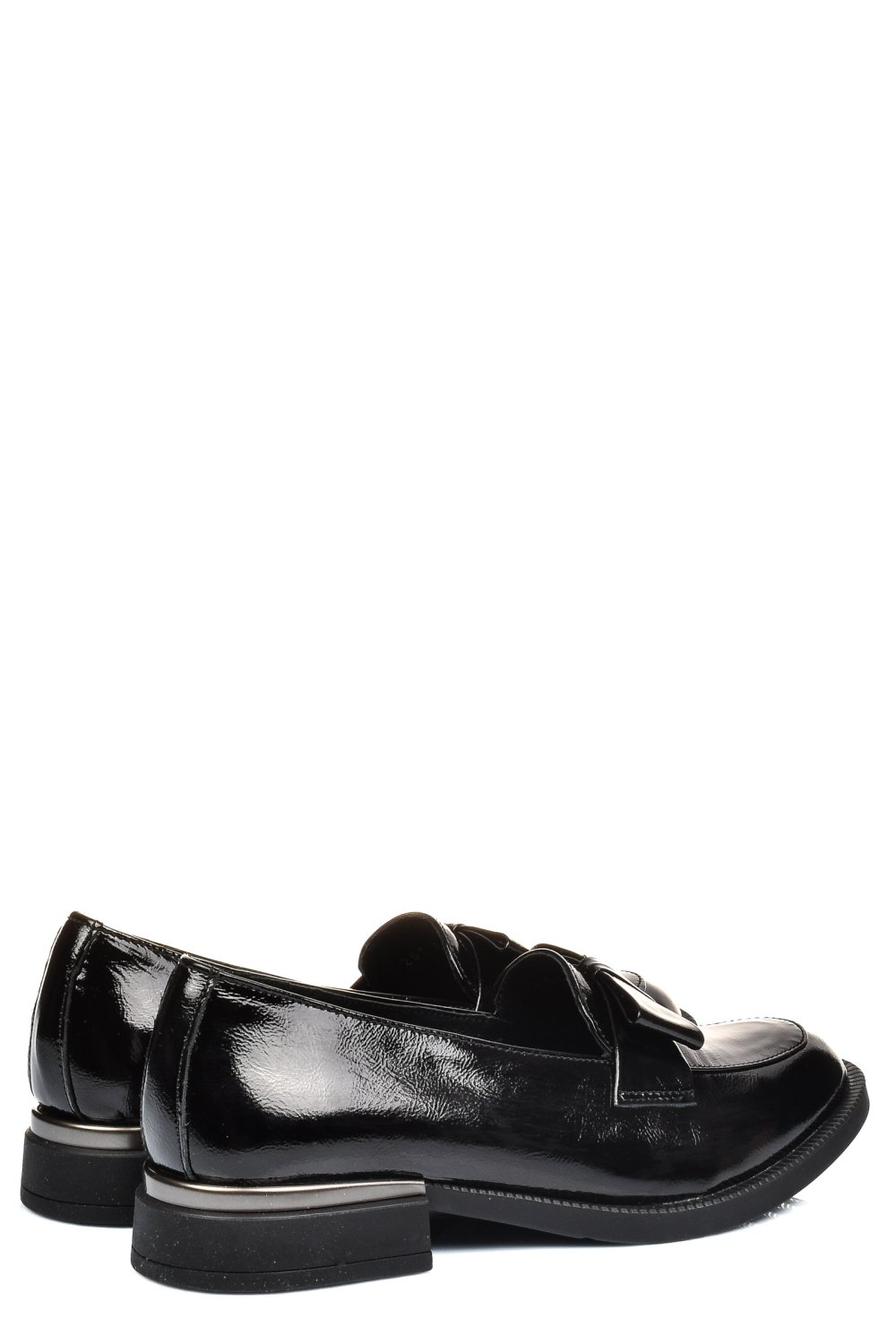 MOCASINI NEGRI PIELE NATURALA LACUITA 251627NPK