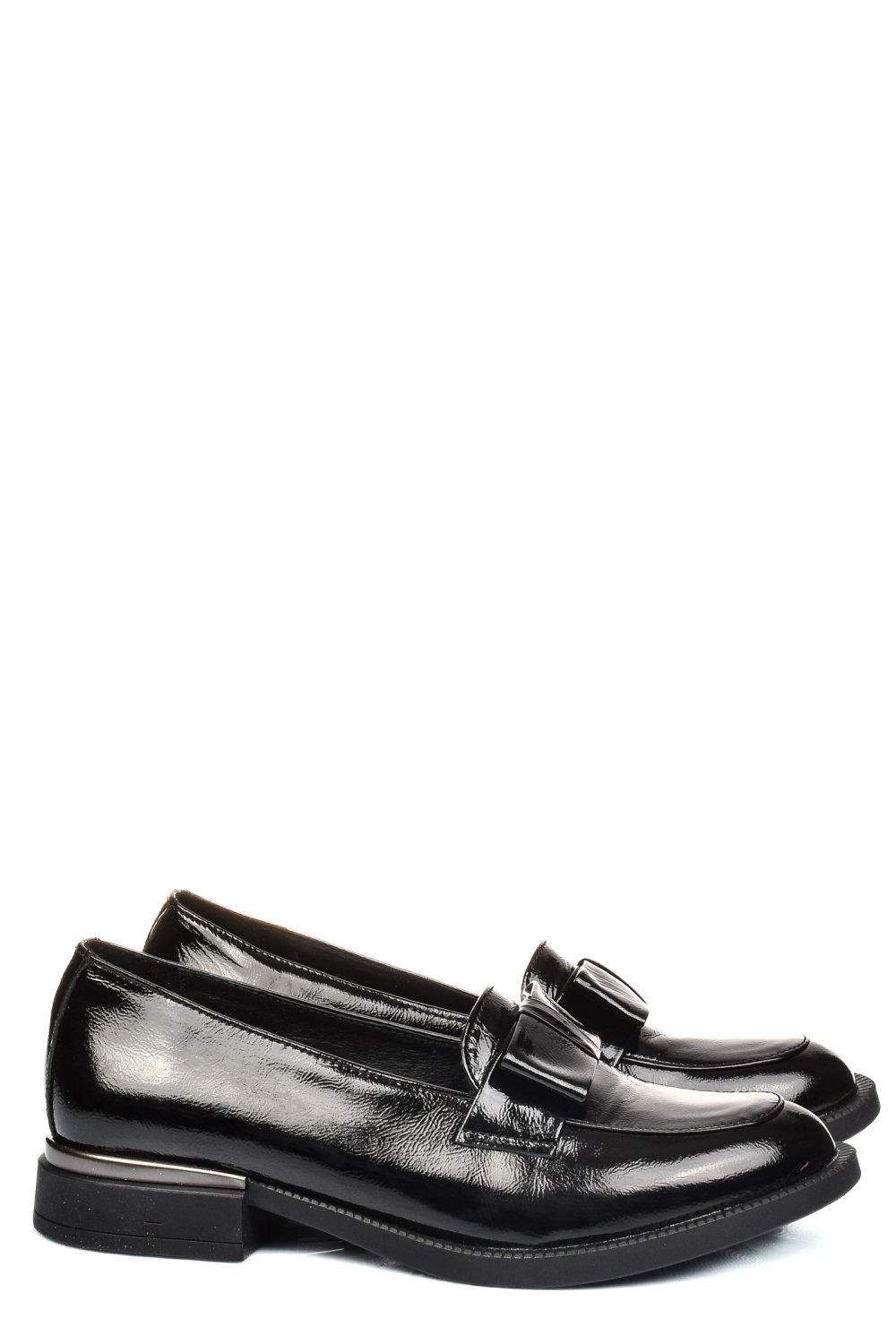 MOCASINI NEGRI PIELE NATURALA LACUITA 251627NPK