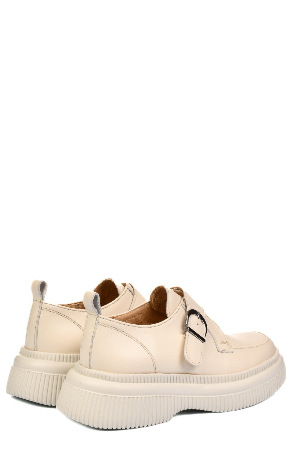 MOCASINI CREM PIELE NATURALA 251618NP