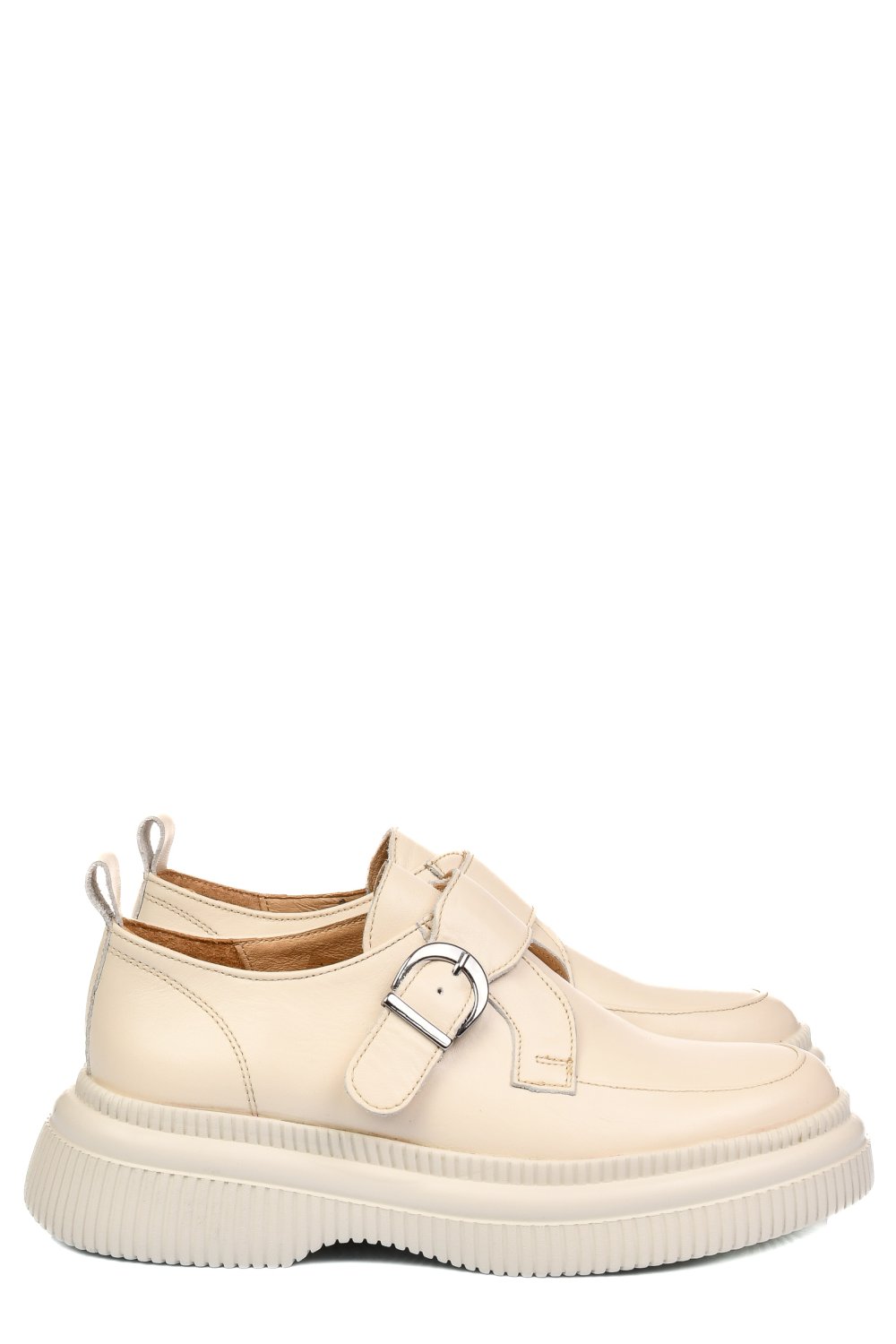 MOCASINI CREM PIELE NATURALA 251618NP