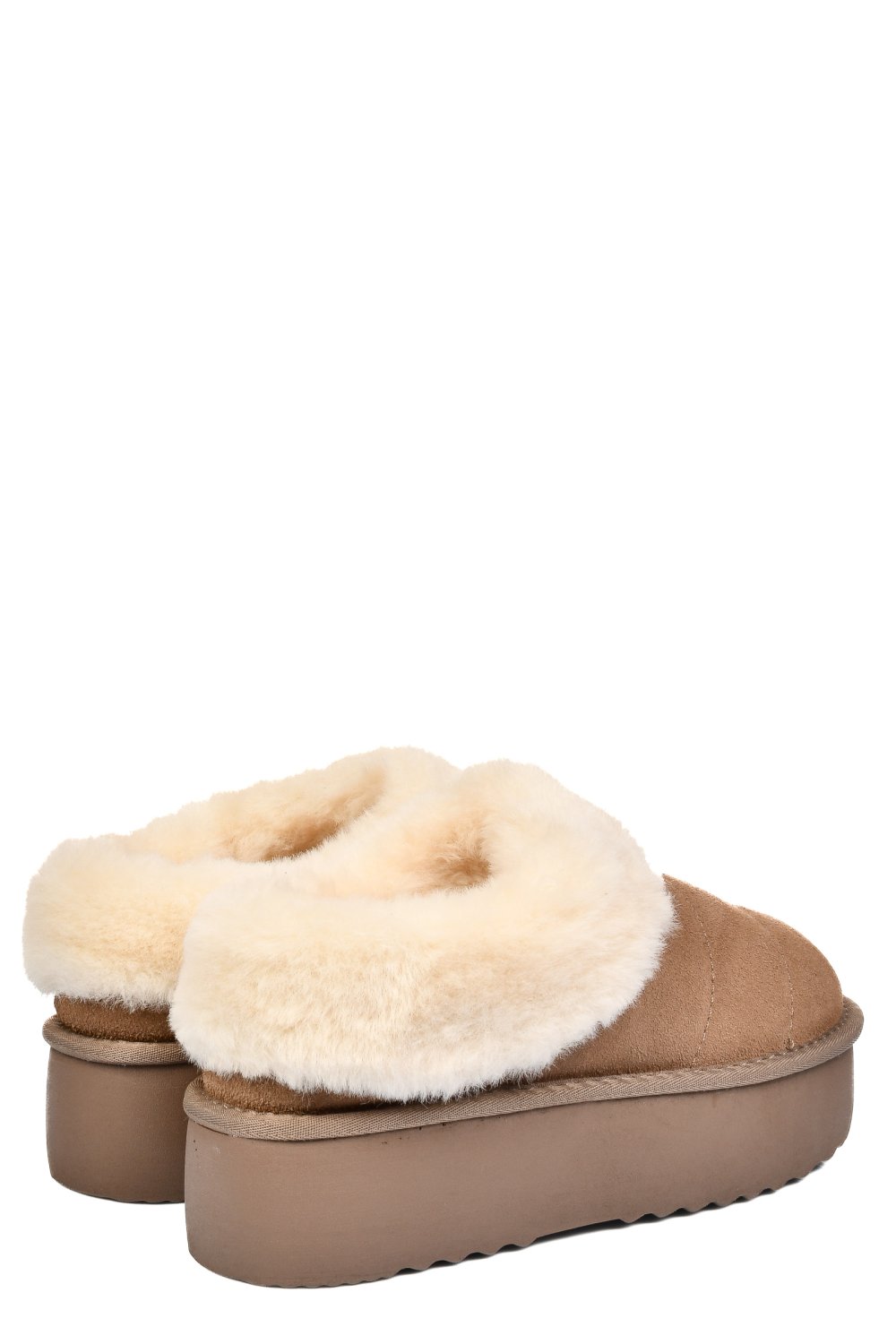 SABOTI TAUPE PIELE NATURALA INTOARSA 1S77260