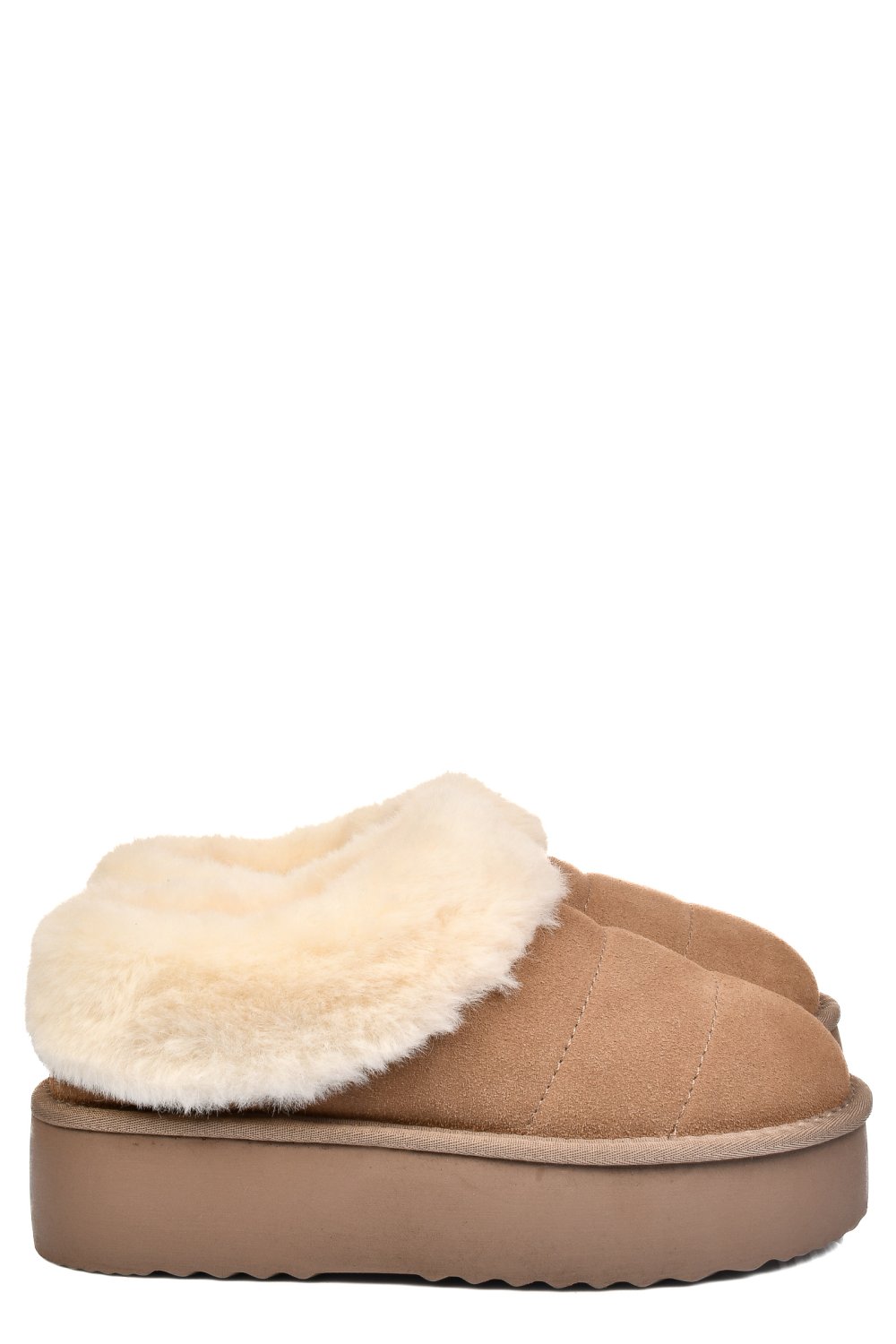 SABOTI TAUPE PIELE NATURALA INTOARSA 1S77260