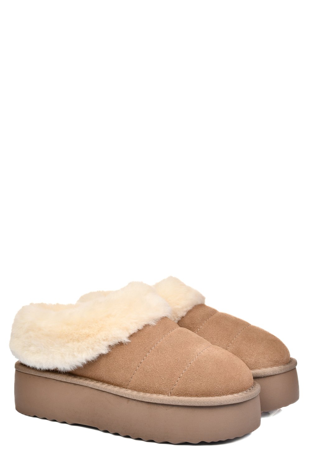 SABOTI TAUPE PIELE NATURALA INTOARSA 1S77260